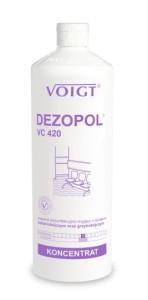 Voigt Dezopol VC420 1l- Preparat dezynfekcyjno-myjący o działaniu bakteriobójczym oraz grzybobójczym