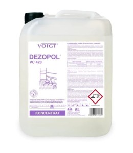 Voigt Dezopol VC420 5l- Preparat dezynfekcyjno-myjący o działaniu bakteriobójczym oraz grzybobójczym