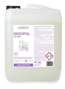 Voigt Dezopol VC420 10l- Preparat dezynfekcyjno-myjący o działaniu bakteriobójczym oraz grzybobójczym