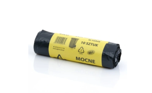 Worki na śmieci śmieci 60l a10 LDPE czarne