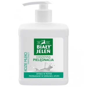 6szt Biały Jeleń mydło w płynie 500 ml – Kozie Mleko 